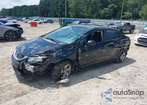 2013 Honda Civic Lx из США, поврежденный, VIN 19XFB2F53DE005791